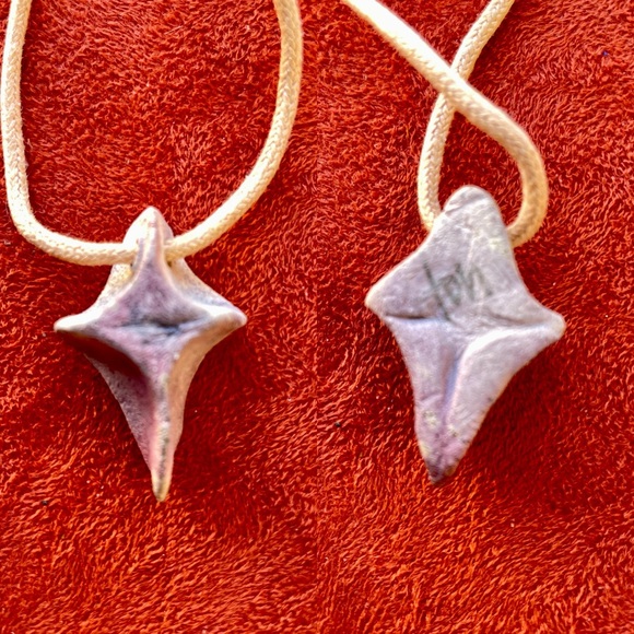 Artisan Adjustable CERAMIC CROSS NECKLACE - Picture 2 of 9